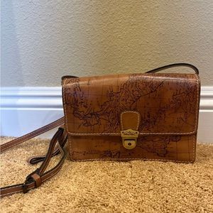 Brand New Without Tags Patricia Nash Map Crossbody WITH Autograph